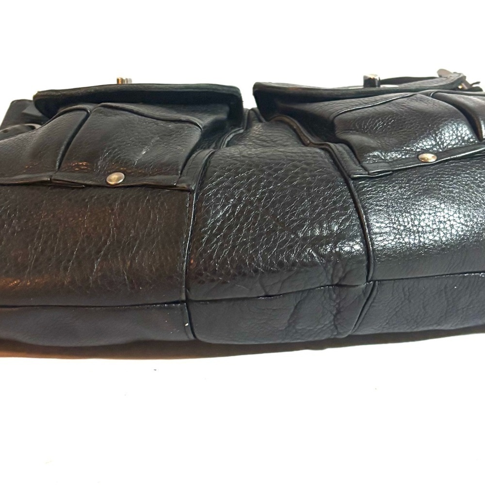 Carla Mancini black Leather Shoulder Bag - Picture 3 of 7